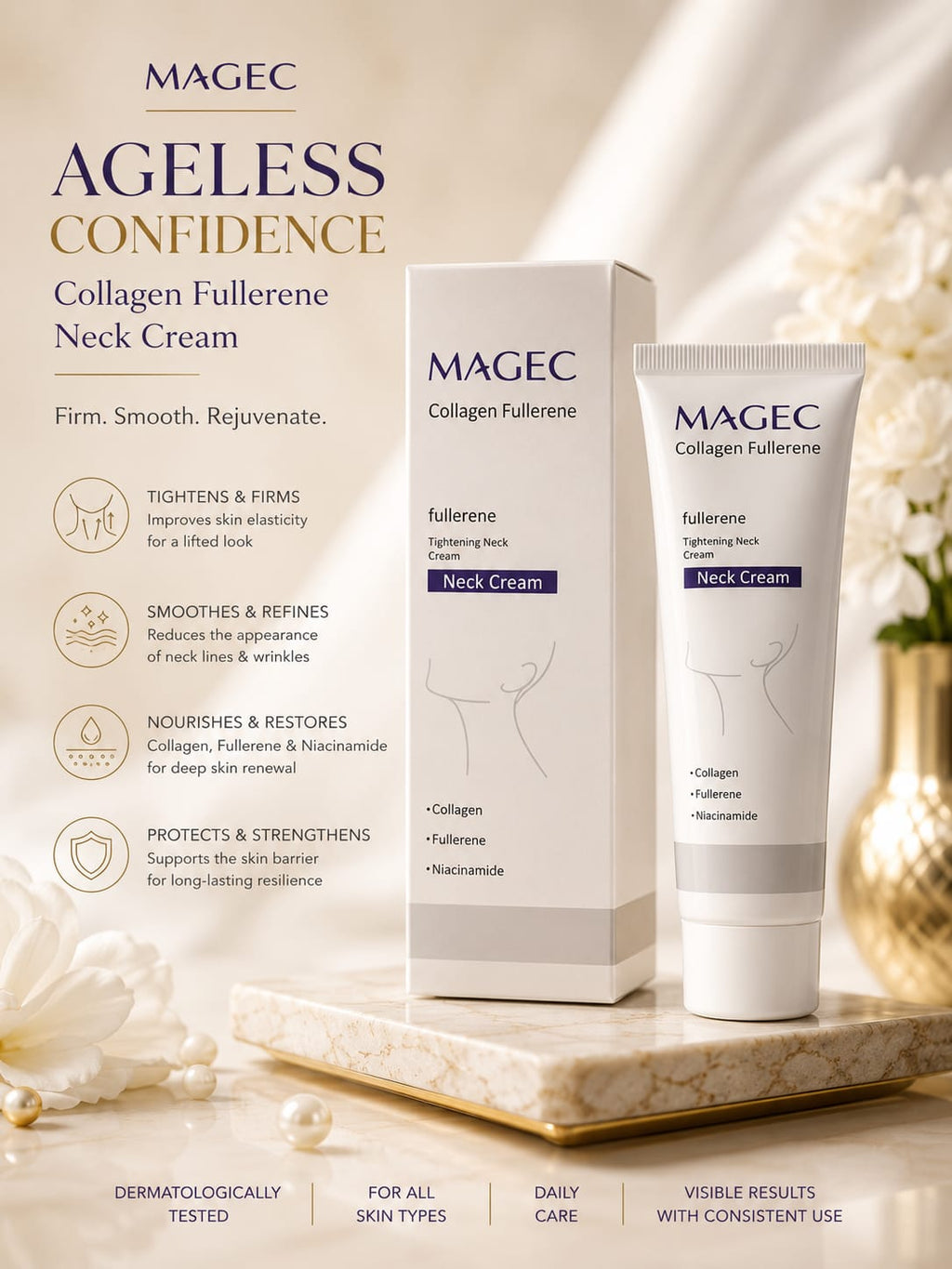MAGEC Collagen Fullerene Neck Cream