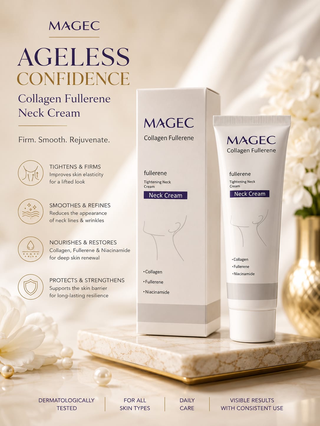 MAGEC Collagen Fullerene Neck Cream