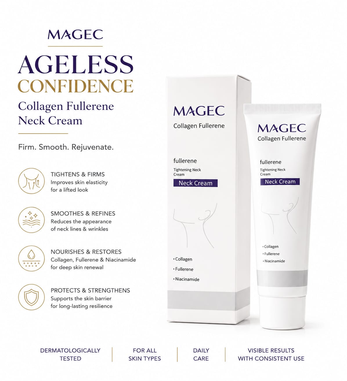 MAGEC Collagen Fullerene Neck Cream