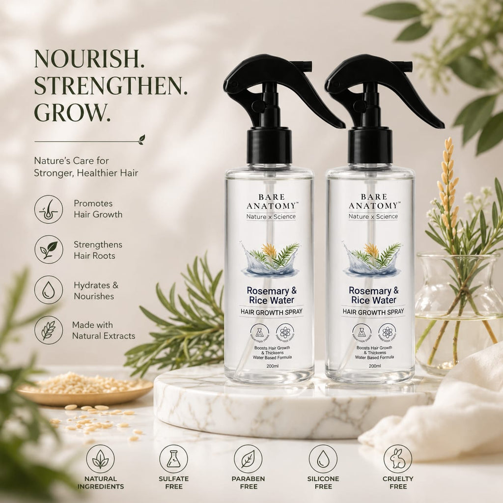 Rosemary & Rice Water Hair Growth Spray ( buy one get one free )