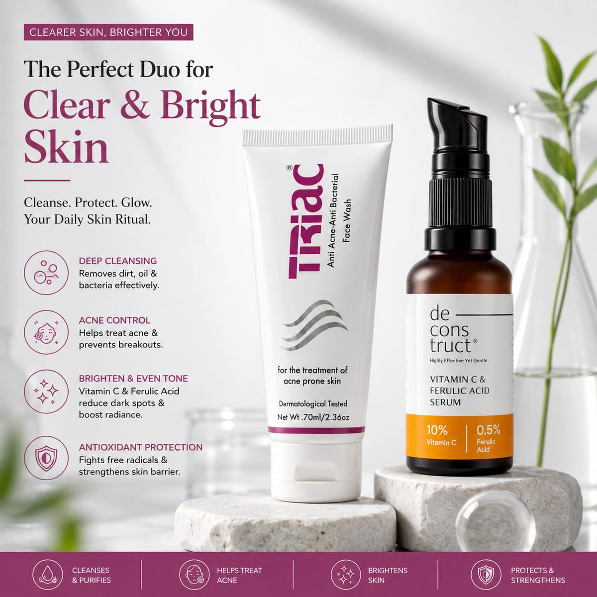 Clear &amp; Bright Skin Care Duo