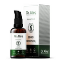 Dr. Alies Professional Beard Growth Oil for Men | Natural Beard Growth Serum with Rosemary, Castor & Herbal Oils | Helps Fill Patchy Beard, Strengthens Hair Roots, Softens & Conditions Beard | Promotes Thicker, Fuller, Healthier Beard Growth